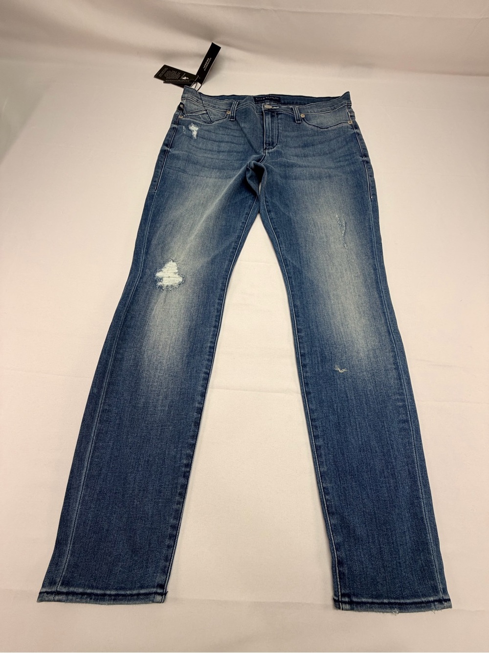 Rock & Republic Kashmiere Womens 14M NWT Distressed Stretch Jeans Low Rise
